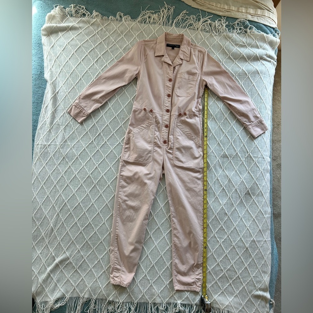Veronica Beard Wren Boiler Jumpsuit. Pink size small - Picture 12 of 13